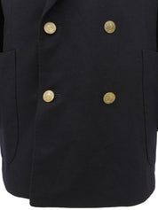 Logo Emblem Patch Jacket Navy