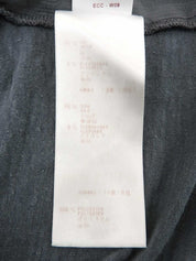 スパンコールモノグラムパターンハーフスリーブトップス　グレー