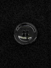 モヘアダブルブレストコート ブラック