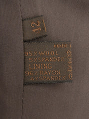 ウールセットアップ ダークブラウン