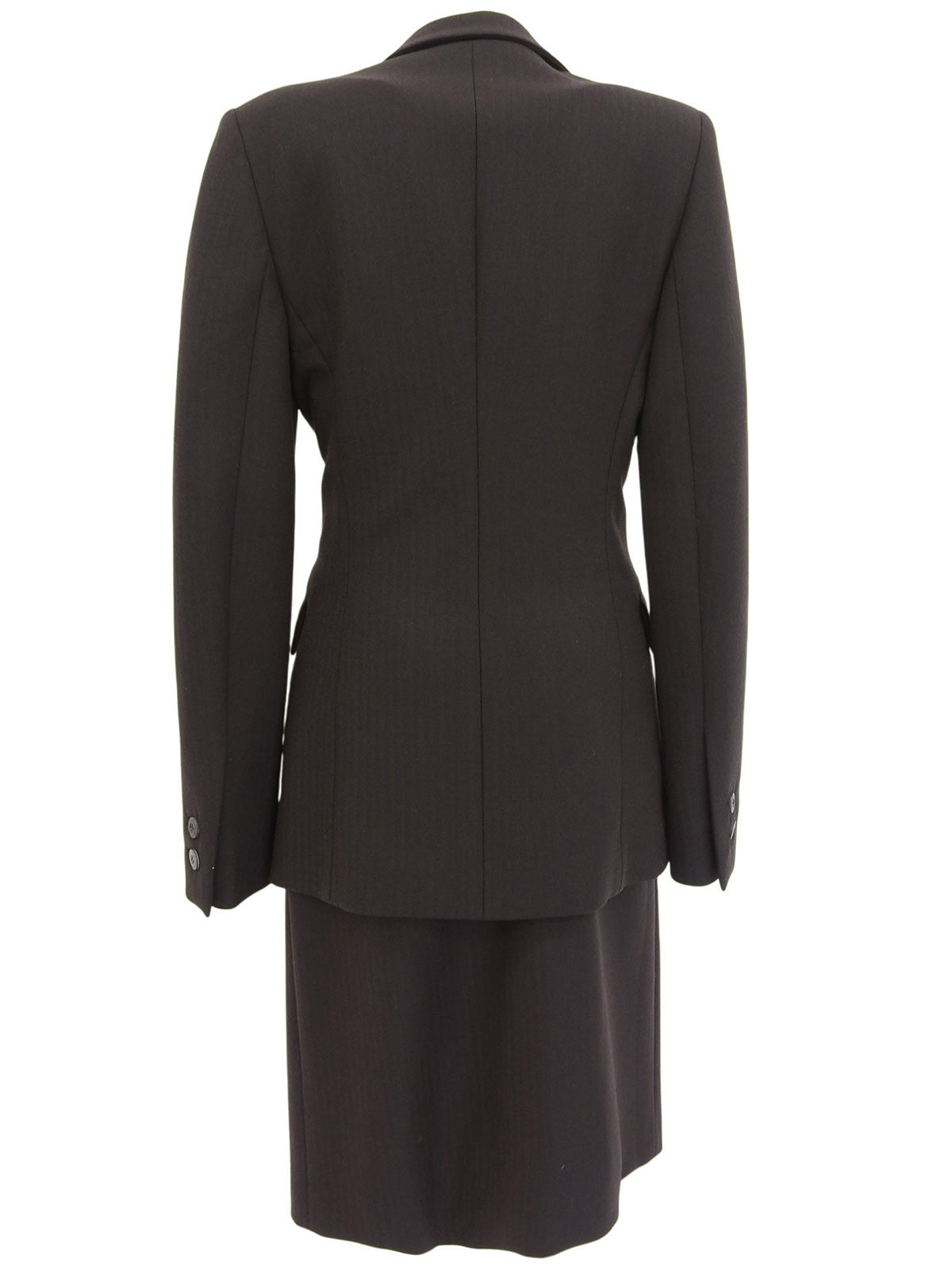 ウールセットアップ ダークブラウン