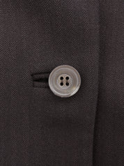 ウールセットアップ ダークブラウン