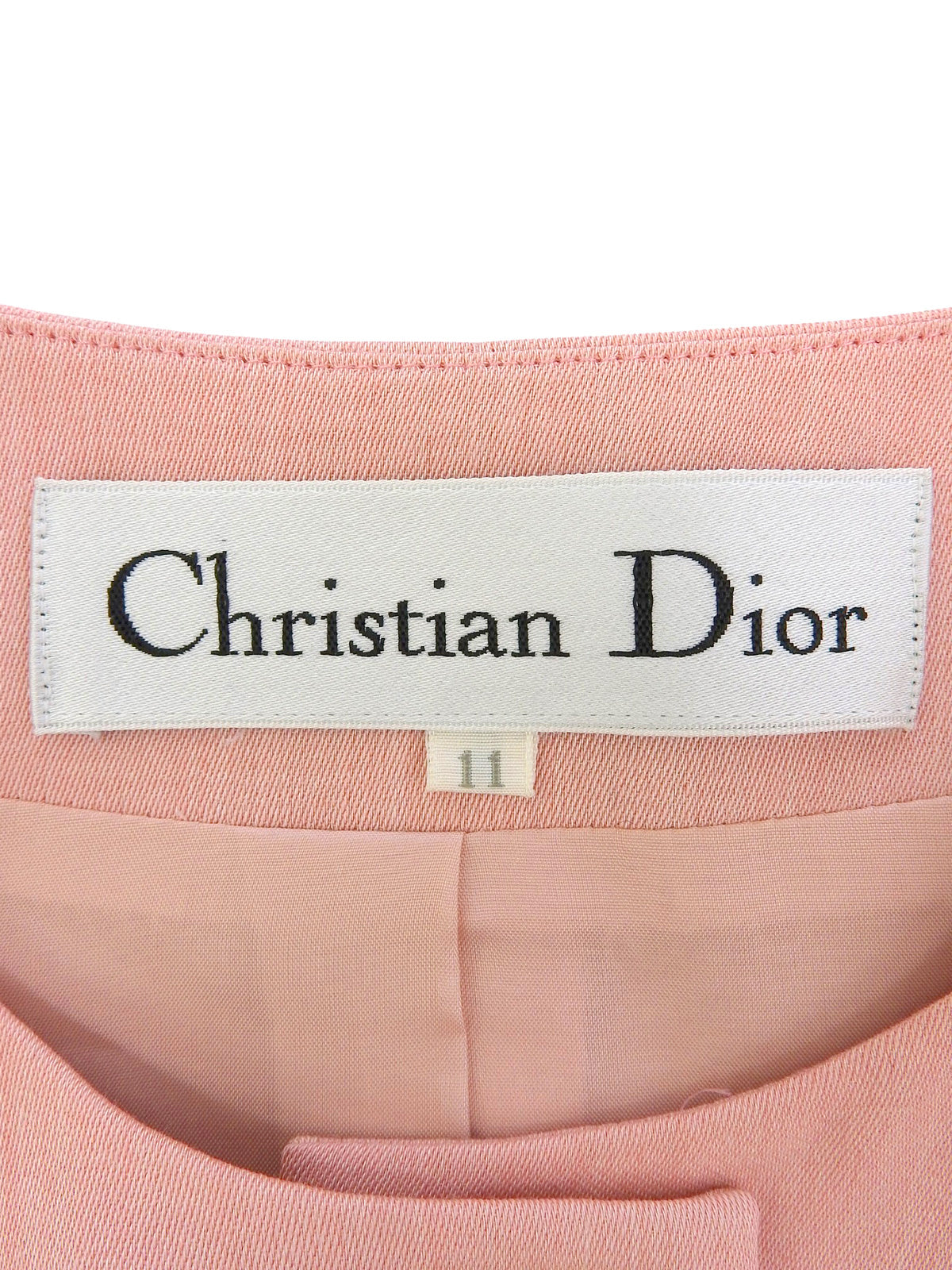 ロゴボタンノーカラーセットアップ ピンク