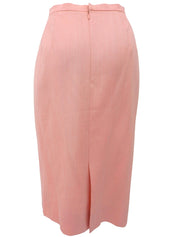 ロゴボタンノーカラーセットアップ ピンク