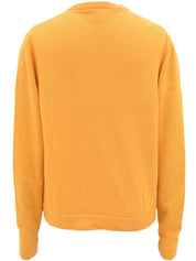 Cashmere Serie Button Cardigan in Orange