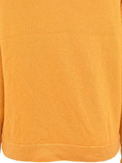 Cashmere Serie Button Cardigan in Orange