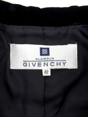 ツイードロゴボタンジャケット ライトブルー/ブラック