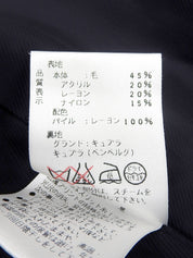 ツイードロゴボタンジャケット ライトブルー/ブラック