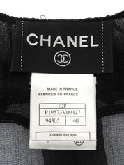 2002年製 レースCCマークノースリーブアンサンブル ブラック