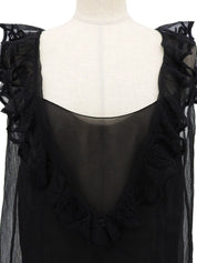 2002年製 レースCCマークノースリーブアンサンブル ブラック