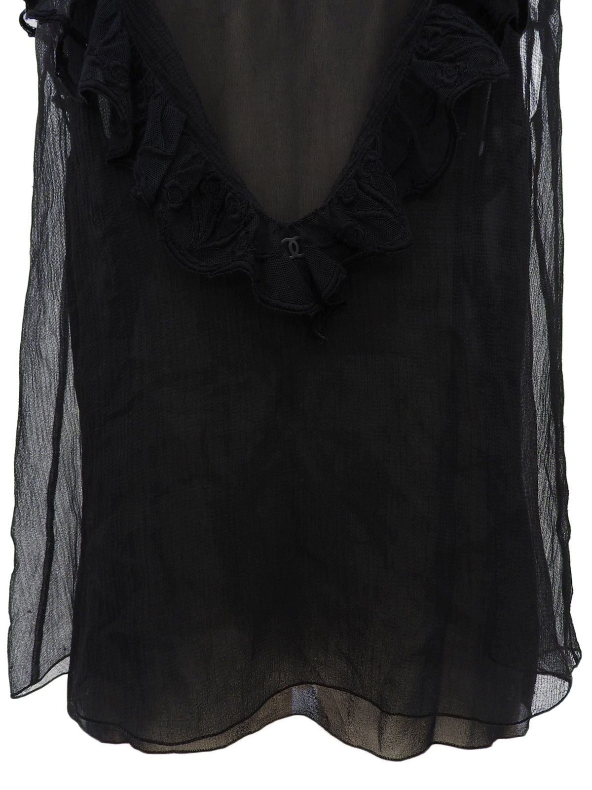 2002年製 レースCCマークノースリーブアンサンブル ブラック