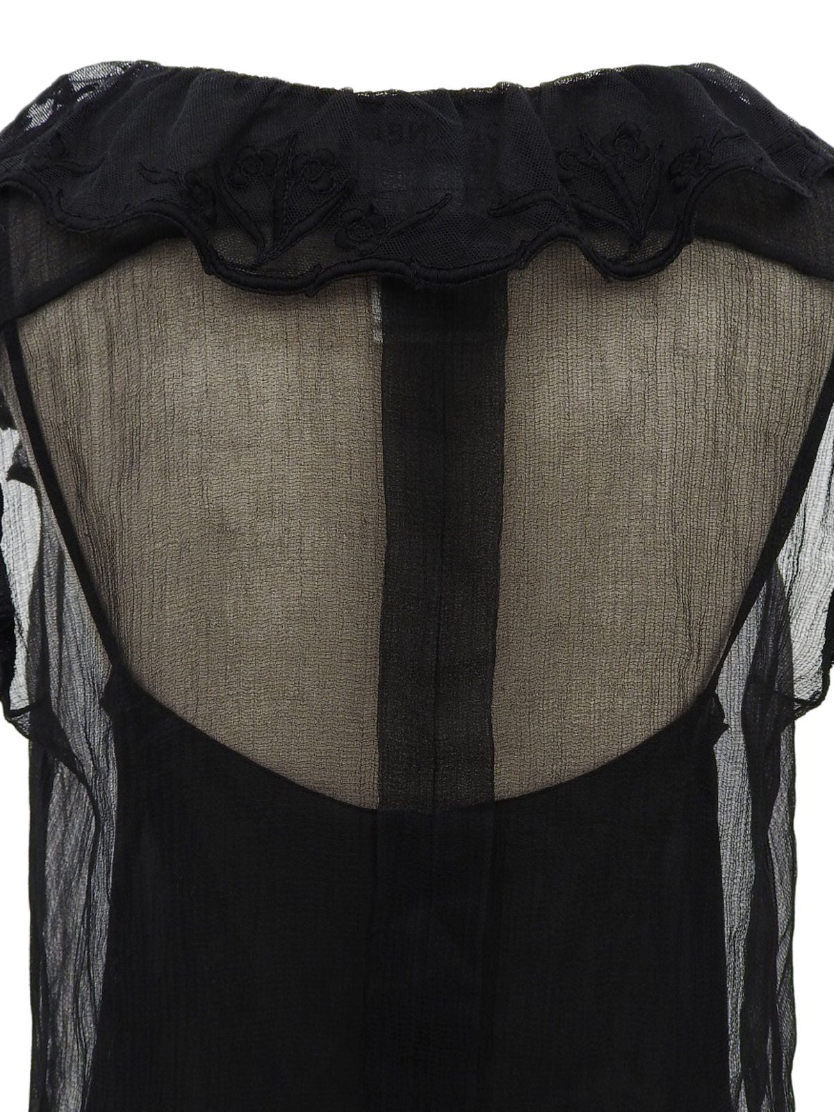 2002年製 レースCCマークノースリーブアンサンブル ブラック