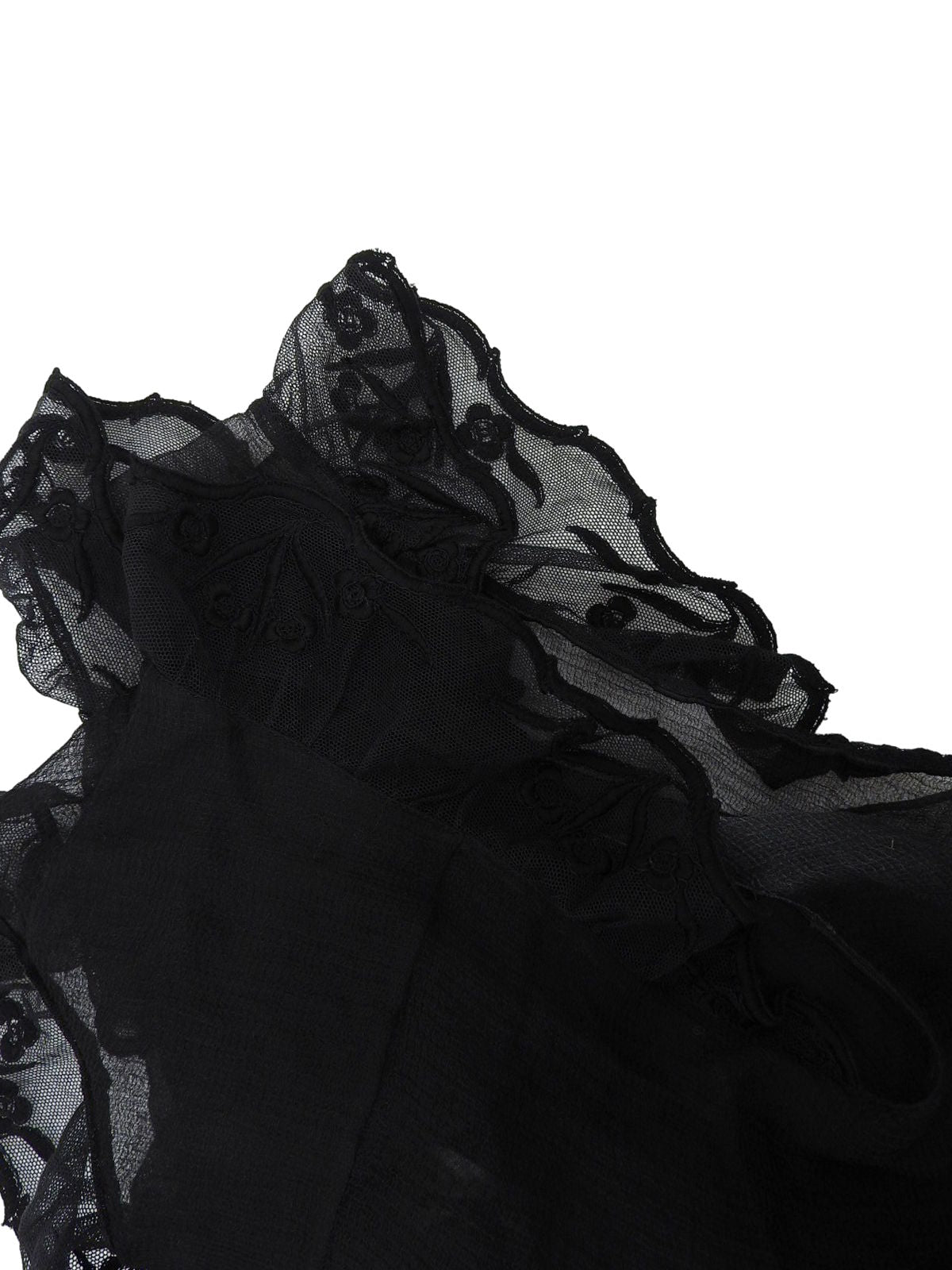 2002年製 レースCCマークノースリーブアンサンブル ブラック