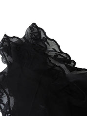 2002年製 レースCCマークノースリーブアンサンブル ブラック