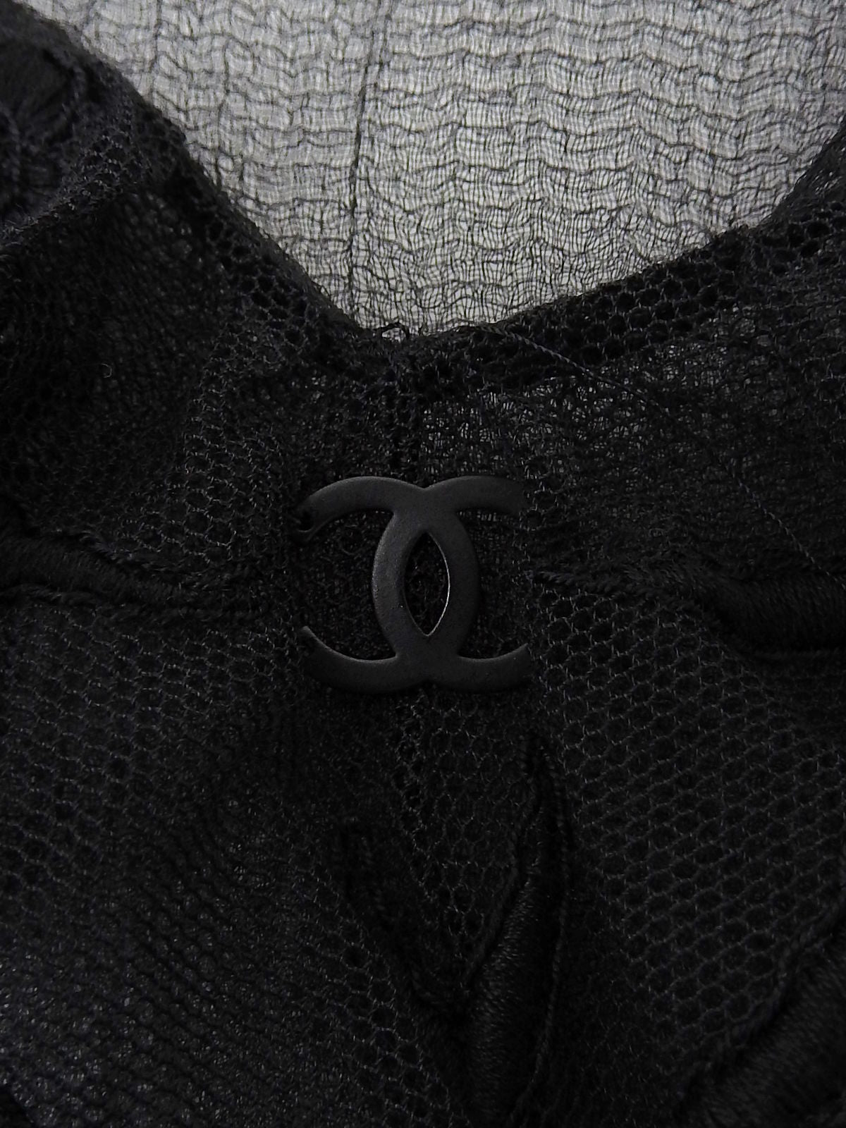 2002年製 レースCCマークノースリーブアンサンブル ブラック