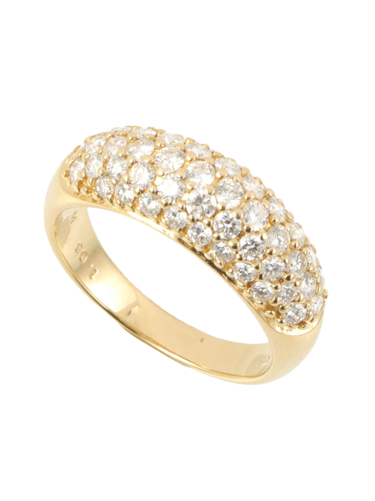 18Kダイヤモンドリング ゴールド