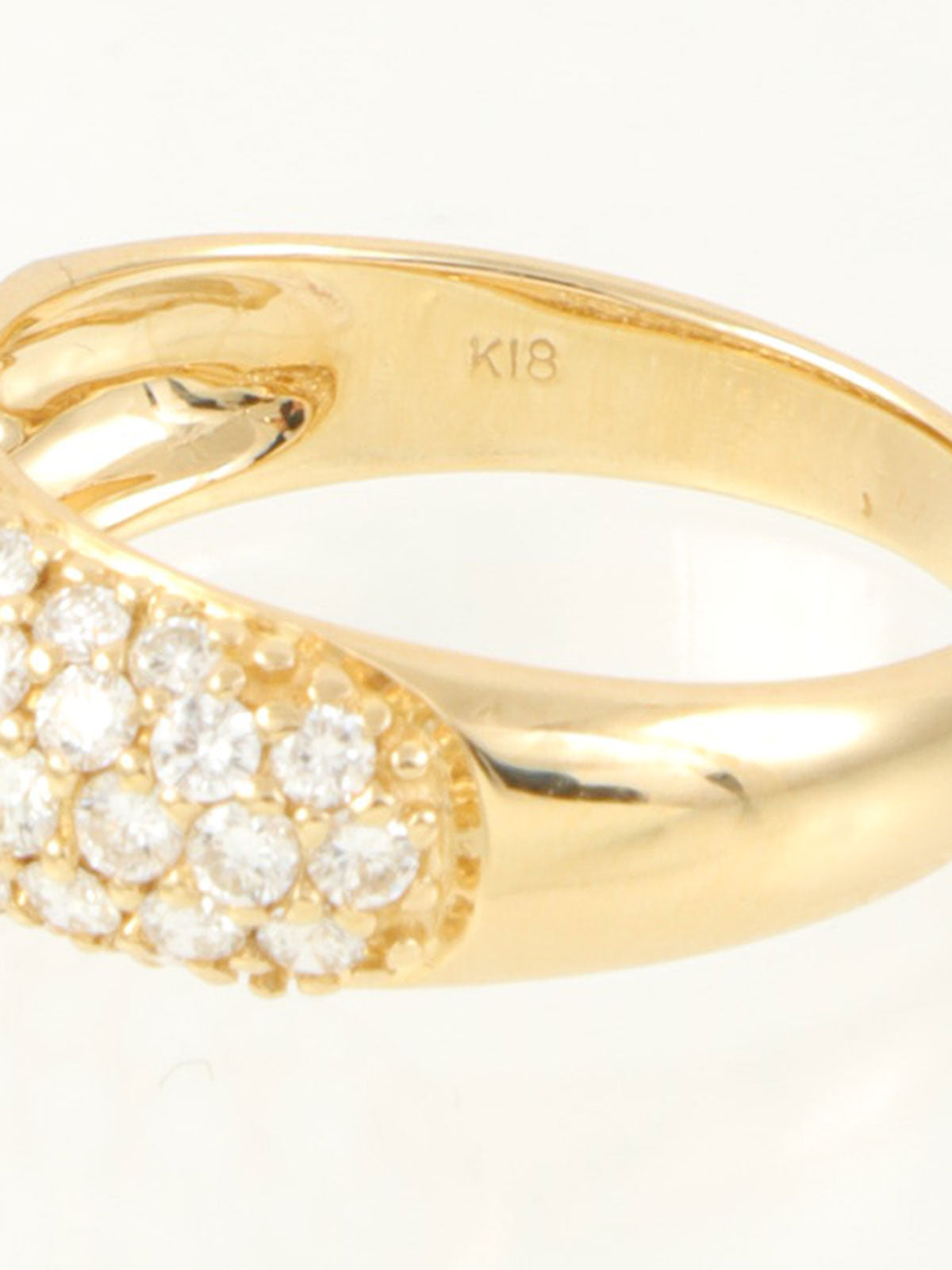 18Kダイヤモンドリング ゴールド