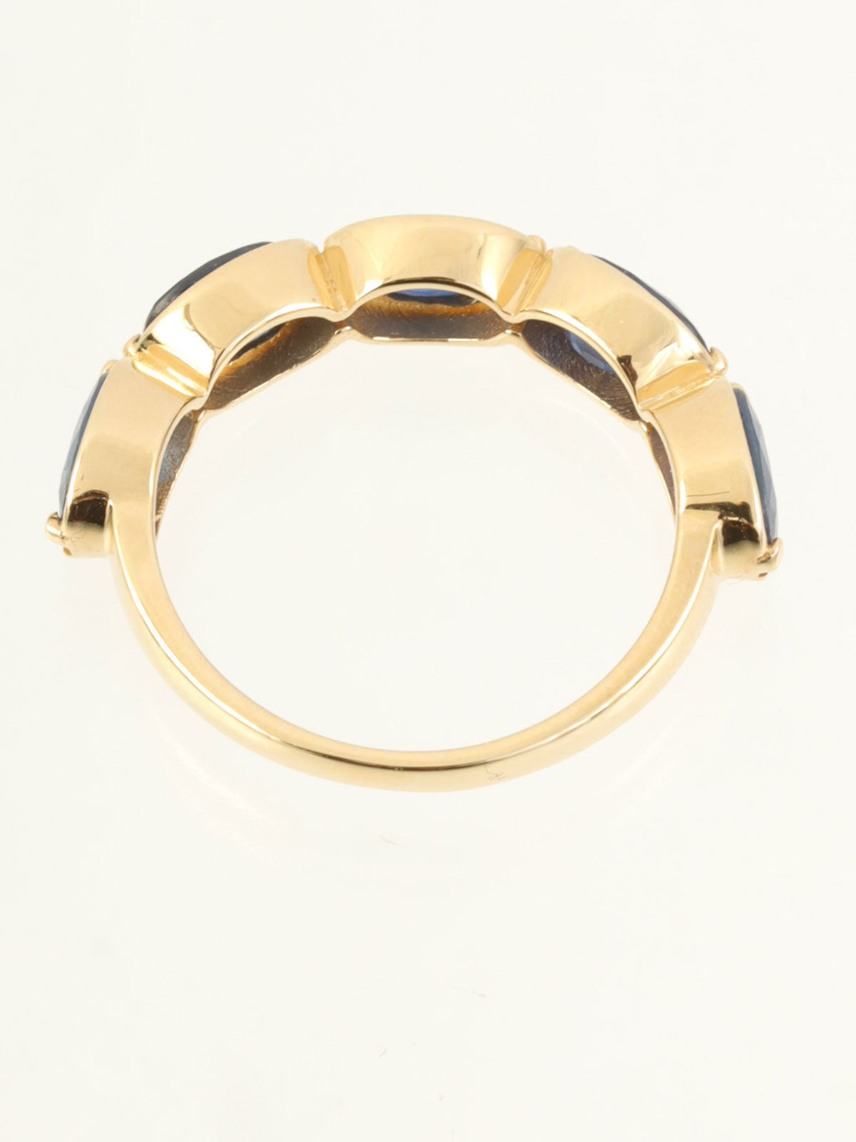 18K金蓝宝石戒指/蓝色