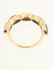 18K金蓝宝石戒指/蓝色