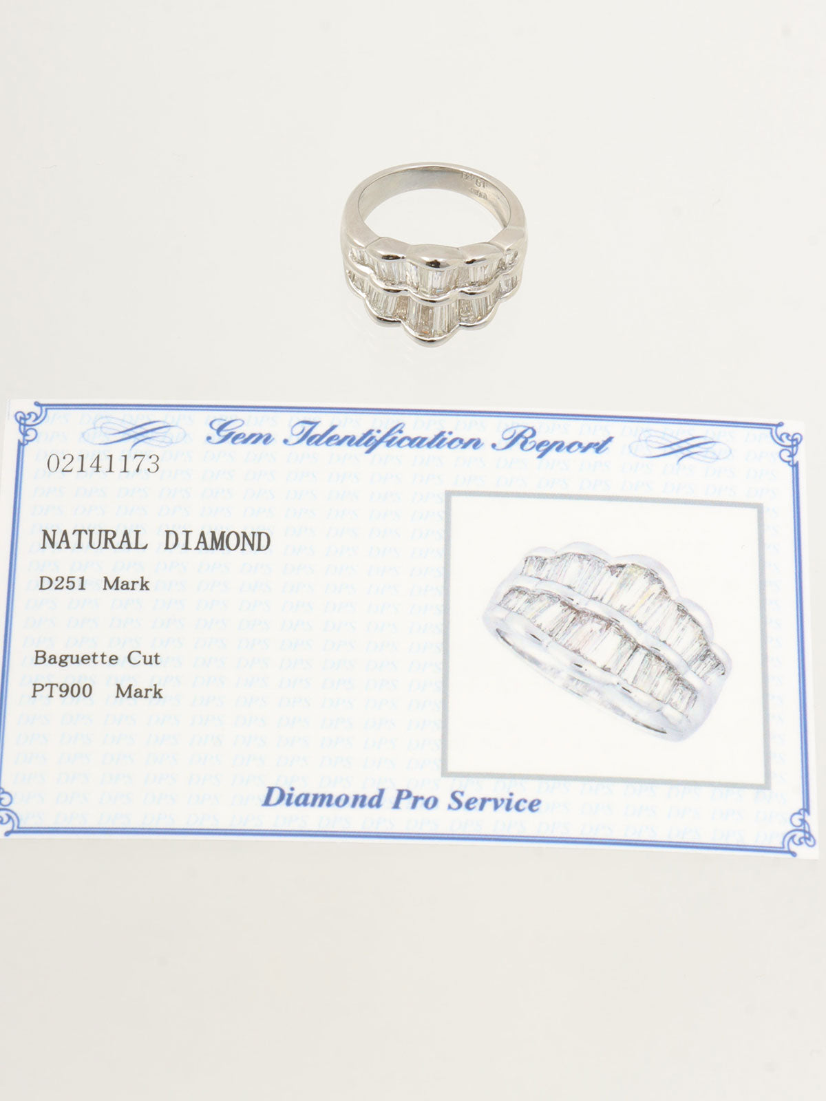 18K Diamond Design Ring #53 Silver