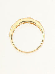 18Kダイヤモンドデザインリング ゴールド #14