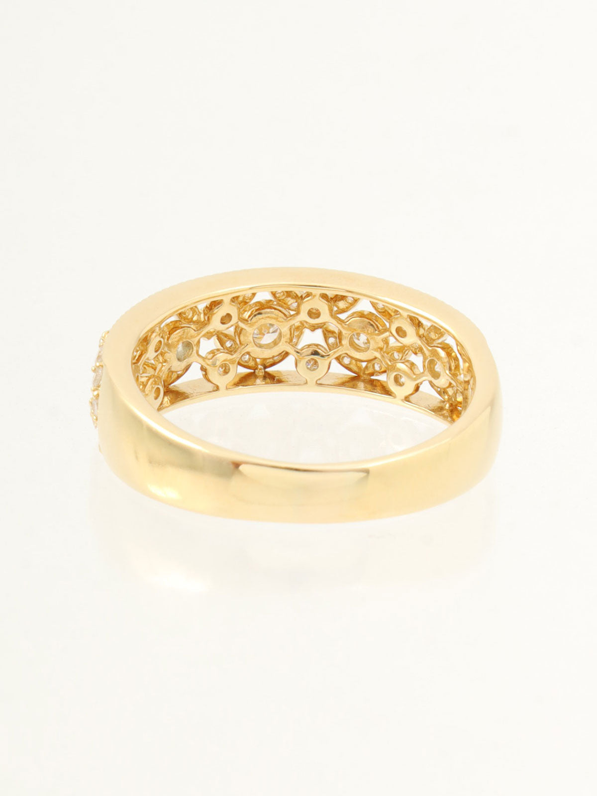 18Kダイヤモンドデザインリング ゴールド #14