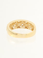 18Kダイヤモンドデザインリング ゴールド #14