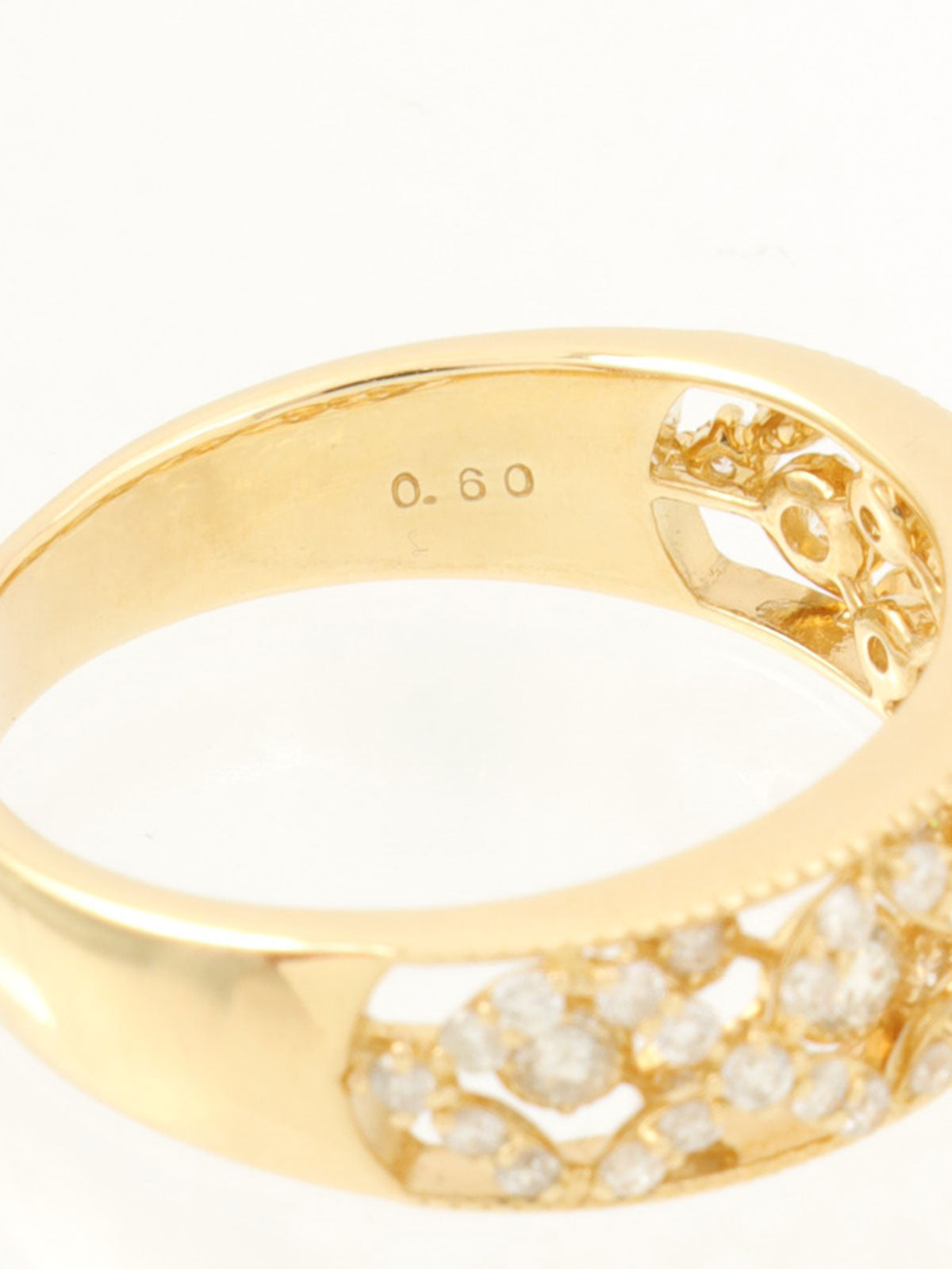 18Kダイヤモンドデザインリング ゴールド #14