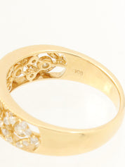 18Kダイヤモンドデザインリング ゴールド #14