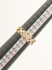 18K Gold Diamond Design Ring #54
