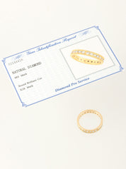 18K Gold Diamond Ring