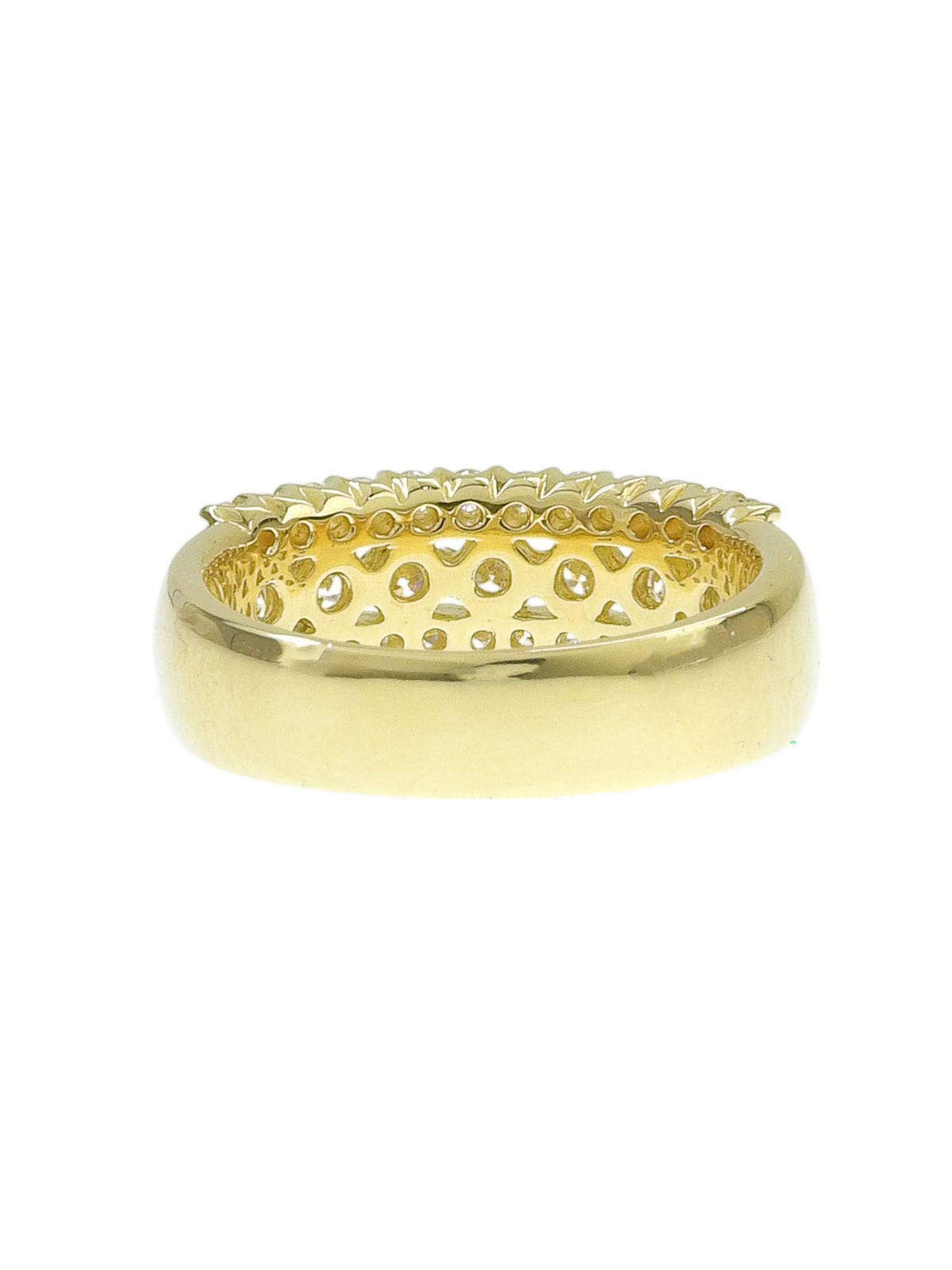 18K Gold Diamond Design Ring
