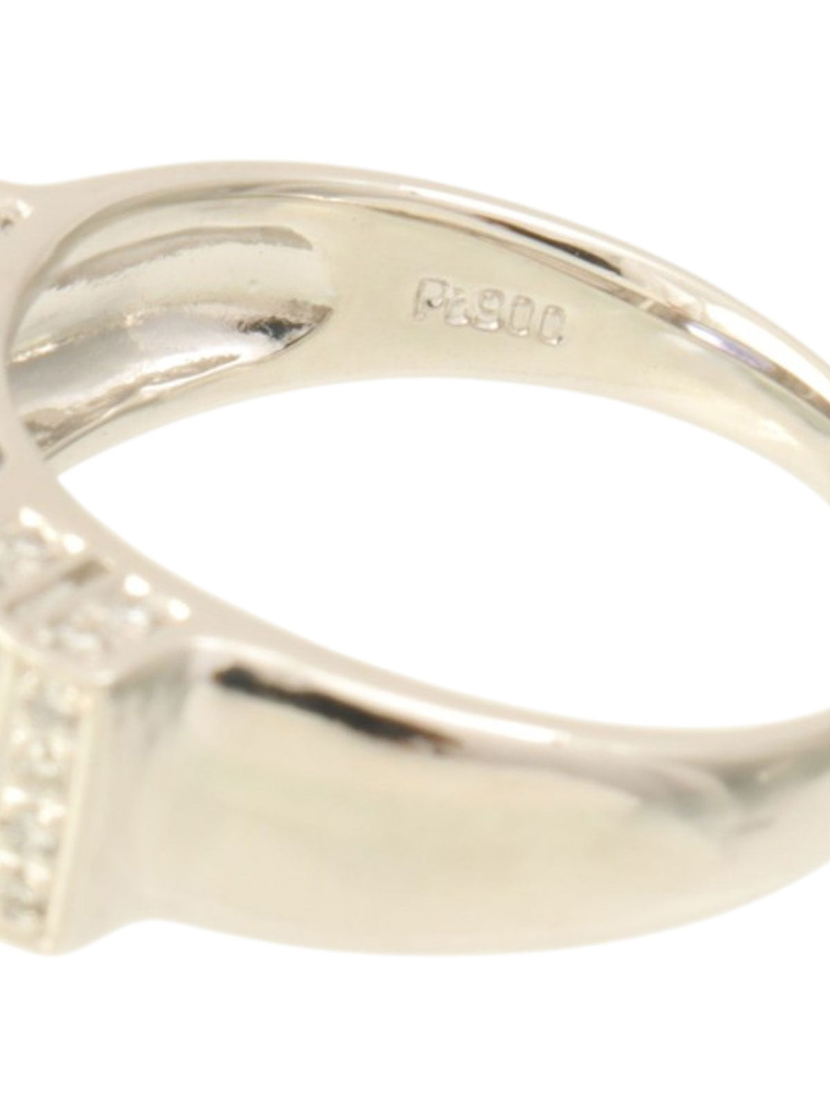 Platinum Tanzanite Ring #58 Silver/Blue