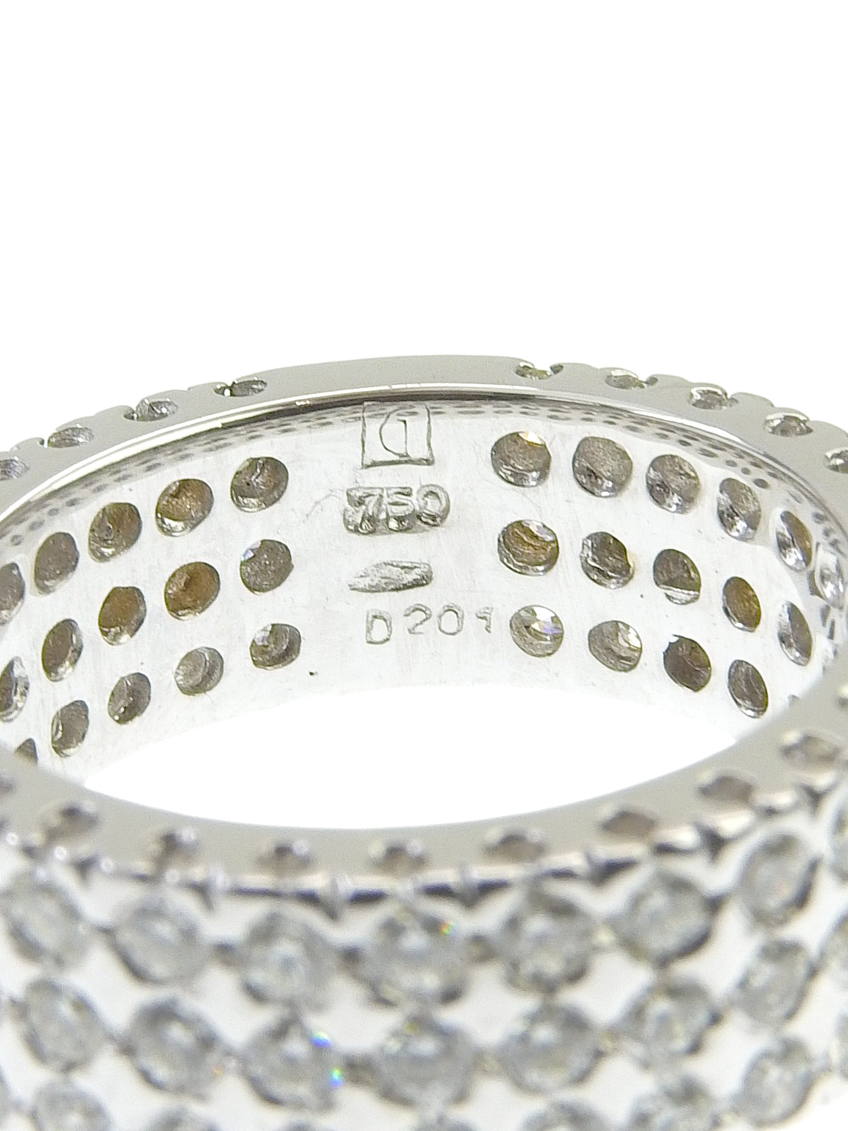 18Kダイヤモンドリング シルバー