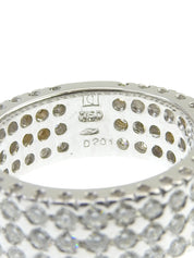 18Kダイヤモンドリング シルバー