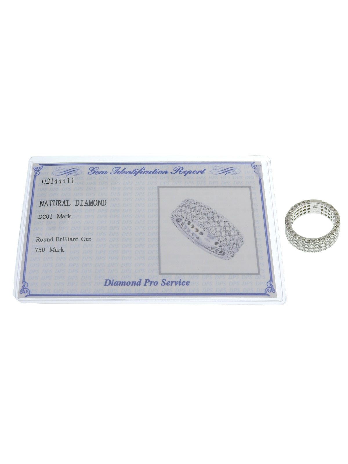 18Kダイヤモンドリング シルバー