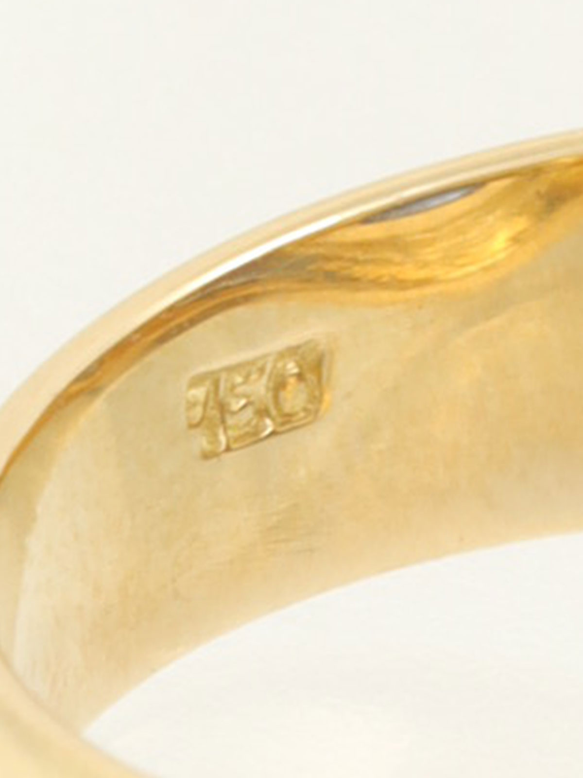 18K金/银/蓝色蓝宝石椭圆形图案戒指