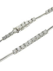 18Kダイヤモンドブレスレット シルバー