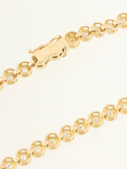 18Kテニスブレスレット ゴールド