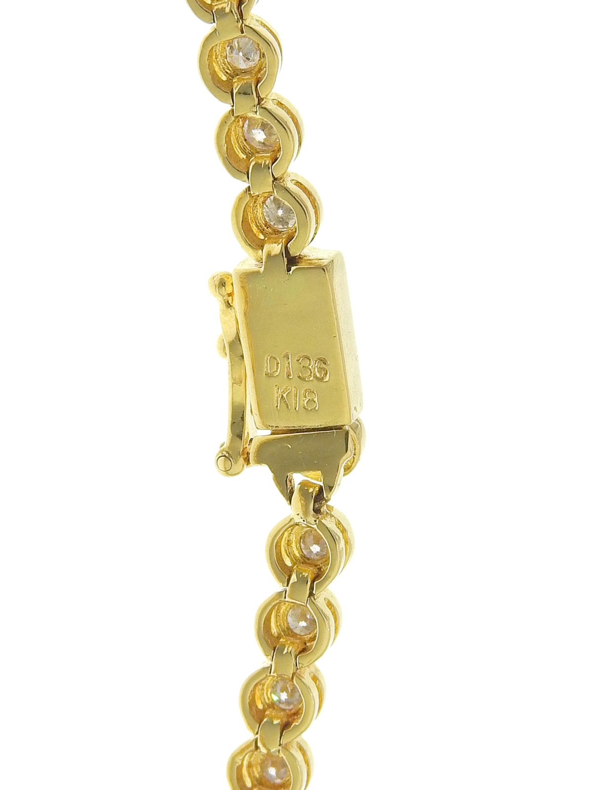 18K Gold Diamond Tennis Bracelet