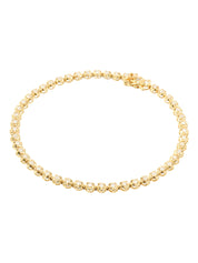 18K金镶钻网球链手链