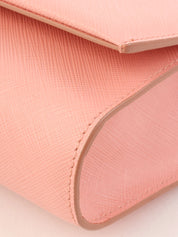 ヴァラリボンチェーンショルダーバッグ ピンク