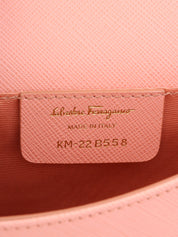 ヴァラリボンチェーンショルダーバッグ ピンク