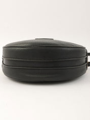 GGエンボスラウンドフォルムショルダーバッグ ブラック