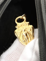 GGエンボスラウンドフォルムショルダーバッグ ブラック