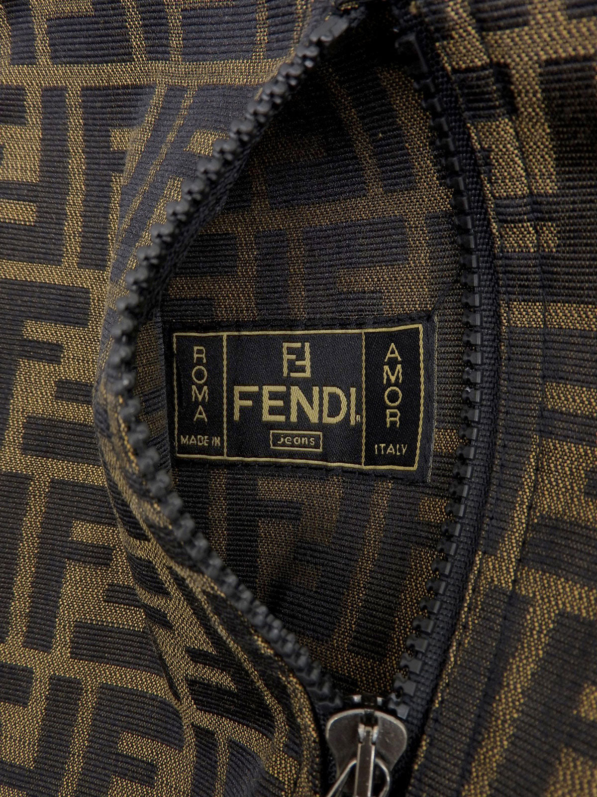 FF Zucca Pattern Jacket Brown