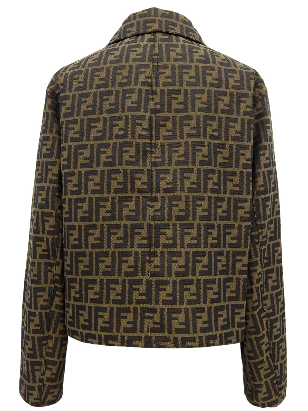 FF Zucca Pattern Jacket Brown