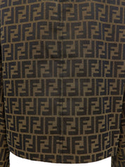 FF Zucca Pattern Jacket Brown