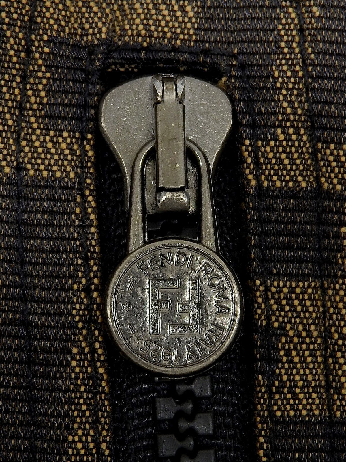 FFズッカパターンジャケット ブラウン