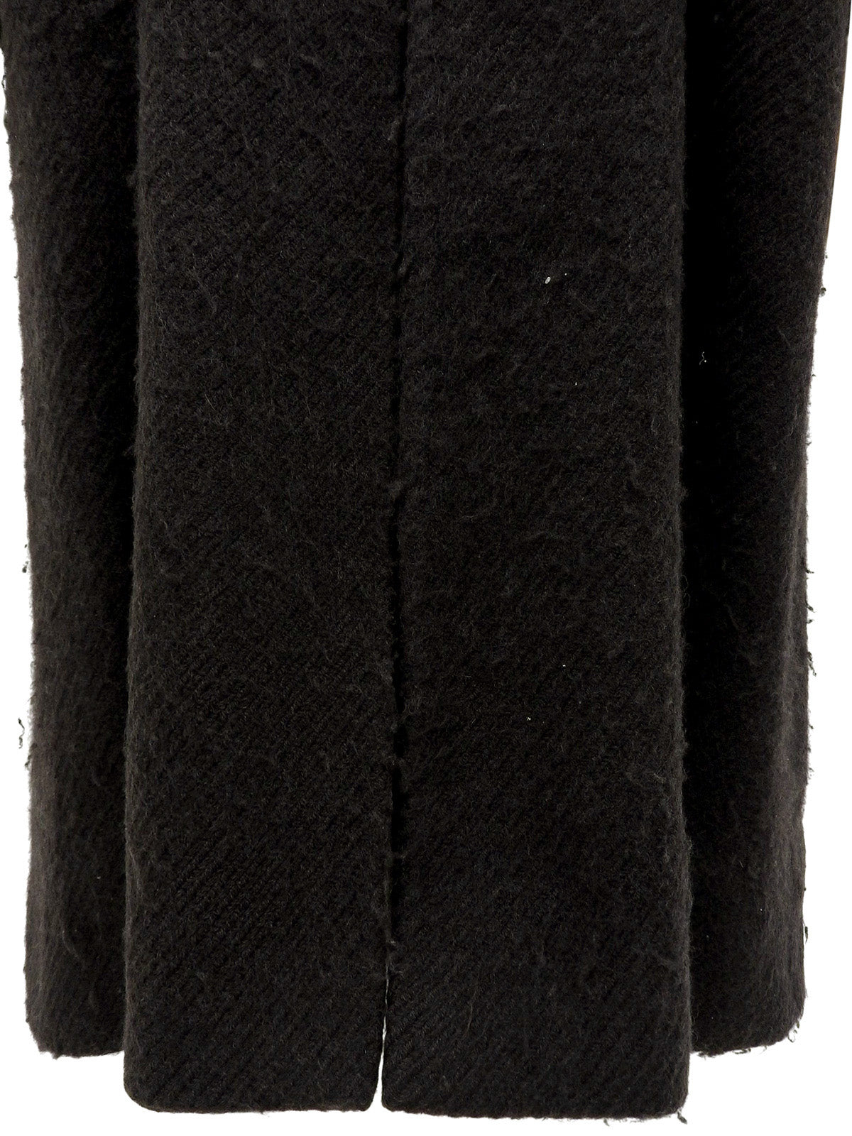 ウールロングコート チャコールグレー